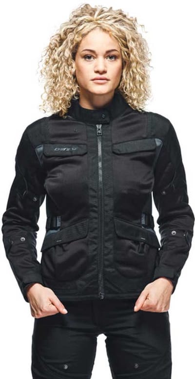 Dainese Desert Lady Tex Jas Zwart Zwart Ebony - Jas