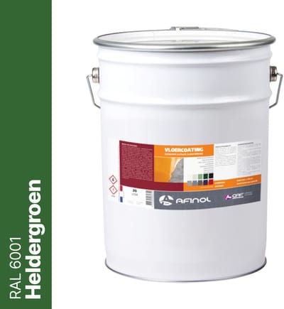 Afinol Vloercoating Heldergroen (RAL 6001) 20 liter