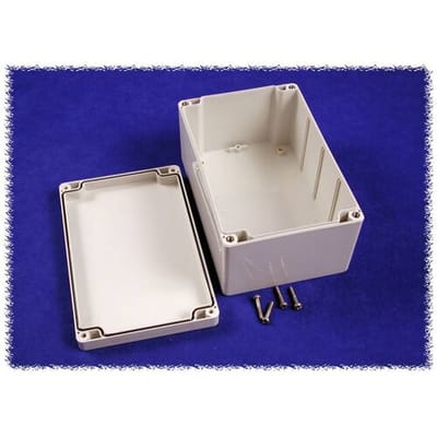 Hammond Electronics 1554T2GY Universele behuizing 180 x 120 x 90 Polycarbonaat Grijs 1 stuk(s)