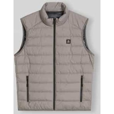 Regular fit bodywarmer met logopatch