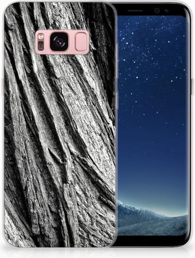 Back Cover voor Bumper Hoesje Samsung Galaxy S8 Boomschors Grijs