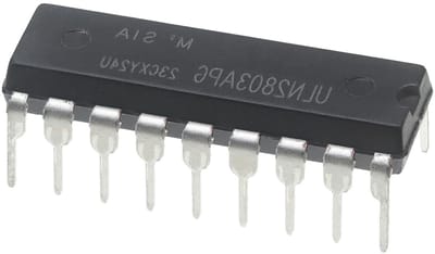 Transistor Array - Darlington Transistors - Elektronische Experimenten - 8-kanaals NPN IC - DIP-18 - null
