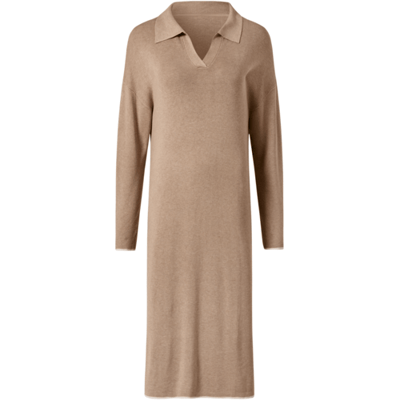 ESMARA Gebreide dames jurk (Beige, XS (32/34))