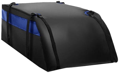 KZQ Waterdichte 420D Dakbagage - Geschikt Voor Elk Voertuig Met Of Zonder Dwarsdragers - Incl Antislipmat En 4 Deurhaken - 132x97x46cm - Zwart