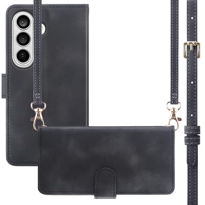 imoshion Hoesje - Geschikt voor Samsung Galaxy A27 (5G) - Bookcase met koord - Zwart
