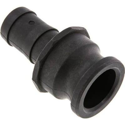 Camlock DN 40 (1 1/2'') Koppeling Polypropyleen met slangpilaar (32 mm) Type E MIL-C-27487