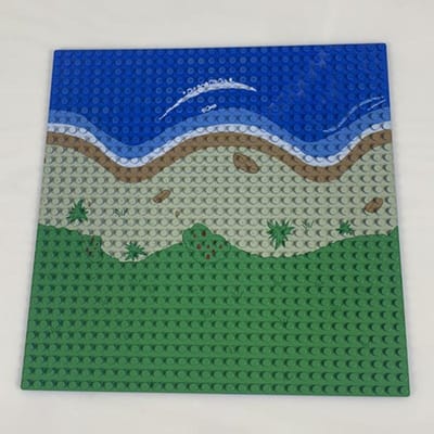 1 stuks 32x32 Tijdloze Bakstenen Onderdelen Basisplaat Bouwstenen Jungle Bos Oceaan Basisbord Bevestigingen Kerstcadeau Speelgoed ideaal voor Kinderen