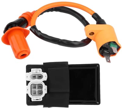 Dailygoods- Bobine DC CDI Box Kit - 100% Gloednieuw - Geschikt voor GY6 - Verbeterde Prestaties - Verhoogde Vonken - Kunststof/Metaal - Motorbobine