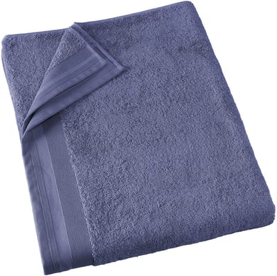 De Witte Lietaer Badlaken Contessa, Sapphire Blue - 100 x 150 cm - Katoen