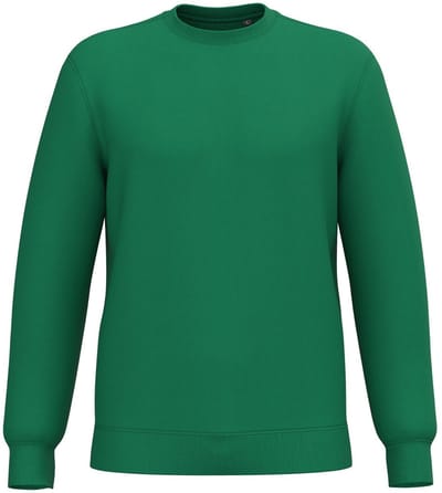 Kariban Gerecycleerde uniseks sweater met ronde hals K4040 - Kelly Green - XS
