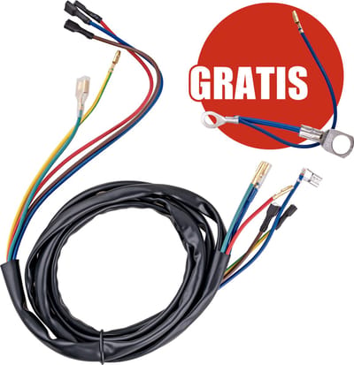 SMP - Motoronderdelen - Brommeronderdelen - Kabelboom voor Honda camino - standaard model zonder pinkers - compleet - plug and play + GRATIS massakabel Honda camino