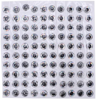 Dailygoods- Vissen Ogen 3D - Kunstmatige Nep Ogen - 100 Stuks - Epoxy Drip - Vissen Accessoires - 6mm Diameter - Vislokken