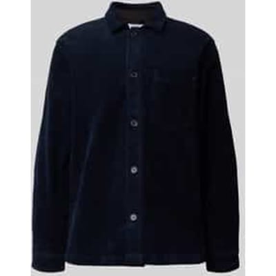 Modern fit overhemdjack met borstzak, model 'Superflex'