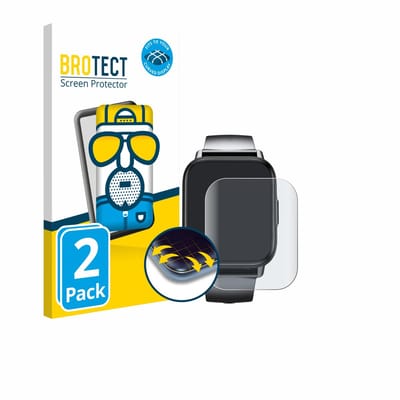 BROTECT - Screenprotector voor Gard Pro Health Smartwatch 2 - Folie Beschermfolie matte volledig dekking 2 Stuks