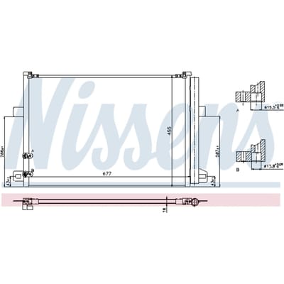 Condensor, airconditioning NISSENS 940225