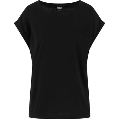 Urban Classics - Viscose Extended Shoulder Top - XS - Zwart
