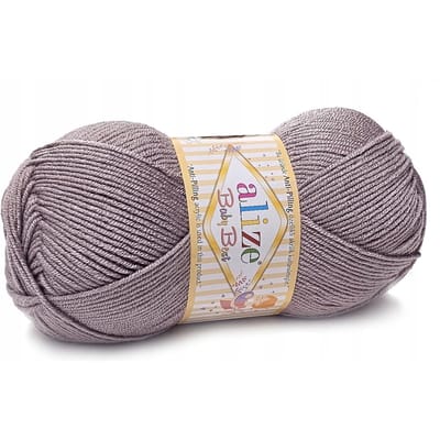 Alize baby best fil pour enfants, doux et délicat, beige lavande, 142