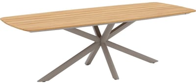 Goossens Tuintafels Toscane - Hout - blank - 240 x 75 x 100 cm
