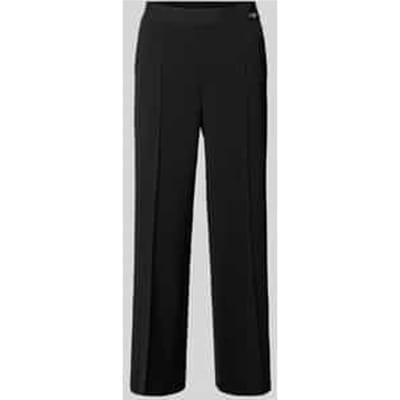 Straight fit stoffen broek met siernaad model 'Cameron'