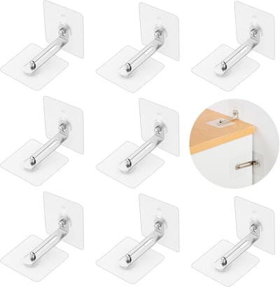 Meubelbanden Veiligheid - Anti-tip Ankers - Peuter Bescherming - Zelfklevende Bevestiging - 8 Stuks