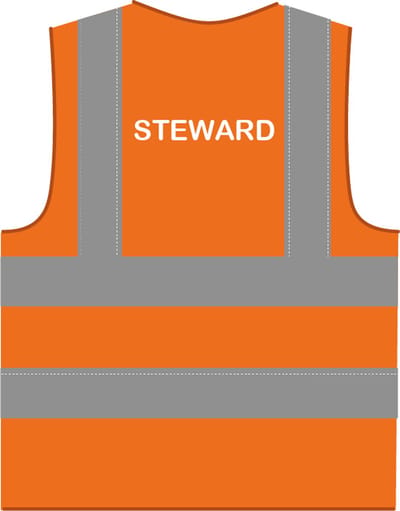 Steward hesje RWS oranje