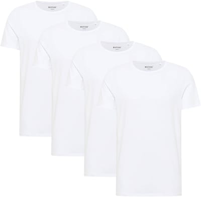 Mustang T-shirt Style Allen 4-Pack Verpakking van 4
