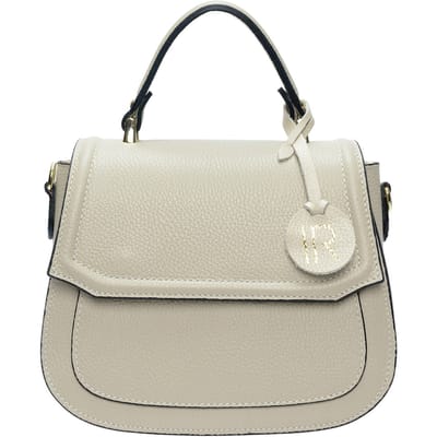 Isabella Rhea Beige Rundleer Tas