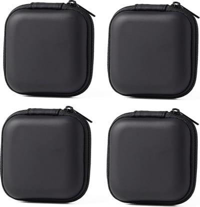 Oortjes Opberg Hoesje - Koptelefoon Case - Harde Beschermhoes - Voor Het Opbergen Van Oordopjes En Laadkabels - Voor de meeste merken - Case headphones In Ear - Oortelefoon Tas