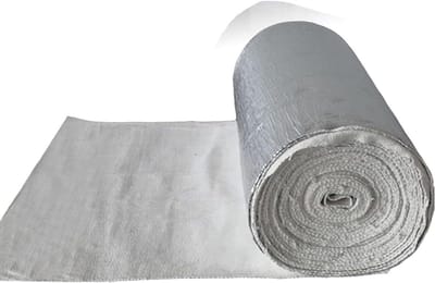 Isolatiedeken Keramische Vezel - Hittebestendig Doek - Hoge Temperatuur Bescherming - Tot 1260°C Bestendig - 50x50cm Dikte 0.2cm