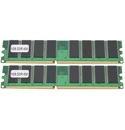 Dailygoody - DDR-geheugenmodule - 2 stuks 1GB - 400MHz - PC-3200 - Desktopgeheugen - Volledig compatibel - Voor Intel