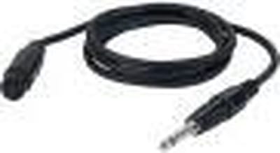 DAP Audio Microfoon Kabel - Female XLR naar Jack Mono - 3m (Zwart)