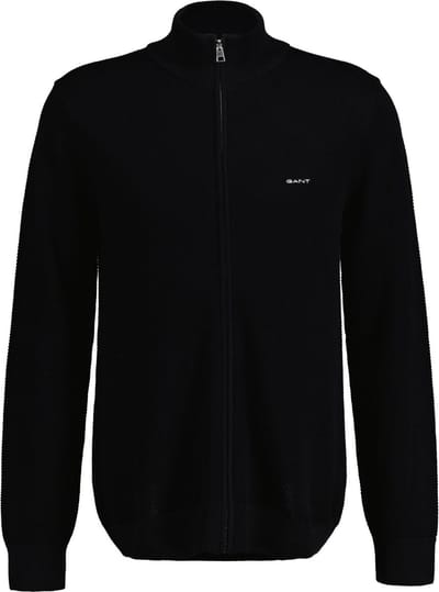 GANT Vest COTTON PIQUE HALF ZIP CARDIGAN