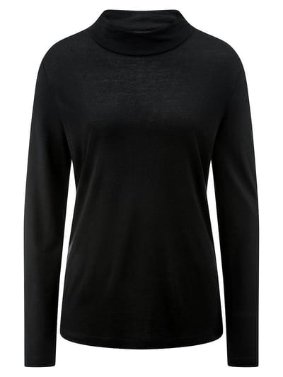 Shirt Van Peter Hahn zwart
