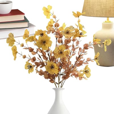 Gedroogde bloemen - Kunstbloemen decoratie - Huis versieren - Onderhoudsvrij - 31x16 cm - Stijl A