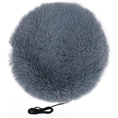 Huisdieren Winter Pluche Elektrische Deken Verwarmingsmat voor Kleine Hond Kat USB Oplaadinterface Zilvergrijs zilvergrijze kleur