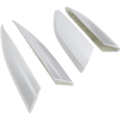 Lot de 4 caches de protection pour barres de toit Toyota argenté