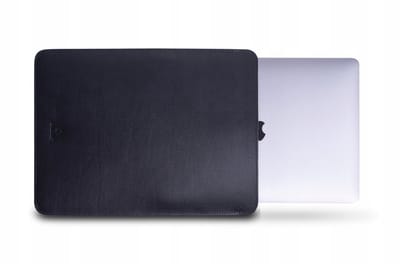 Baltan Leren Sleeve Hoes voor MacBook Air 13.6" - Zwart