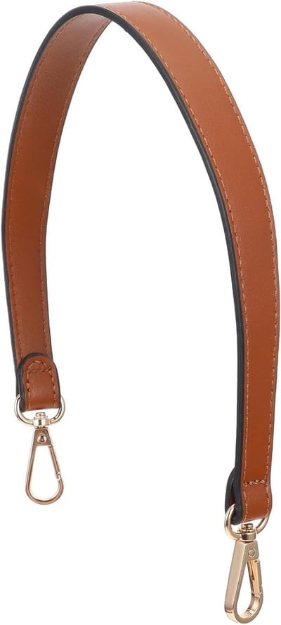 Korte Handtas Schouderband van PU Leer, 48cm Vervangende Handgreep met Draaisluitingen voor Tas en Tote Bag