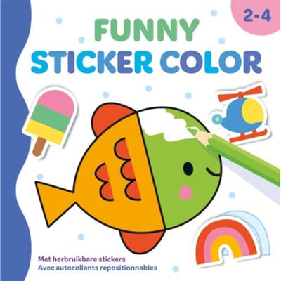 Funny Sticker Color (2-4 J.) / Funny Sticker Color (2-4a.) - ZNU