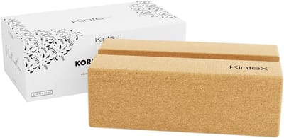 Kurk yogablok 2-in-1 als steun en houder voor tablet en smartphone