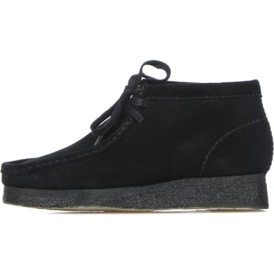Clarks - Heren schoenen - Wallabee Boot - G - black suede - maat 10,5
