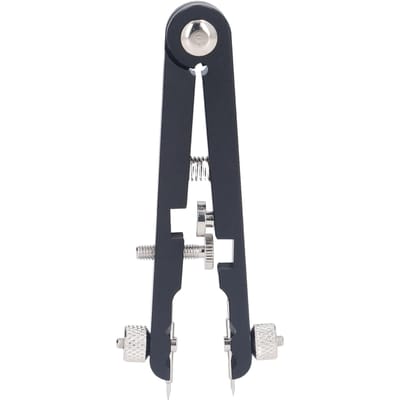 Pince de réparation de montre en forme de V Outil de réparation de montre Petit Portable 6825 Kit de réparation de montre avec ressort à haute élasticité black