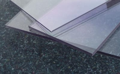 Polycarbonaat Plaat - Massieve Kunststof - Afscherming Op Maat - Extreem Breukvast - 100x60x2cm - Kleurloos