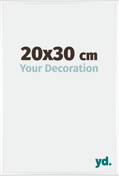 Your Decoration - Fotolijst 20x30 cm - Aluminium - Wit Hoogglans - Kent