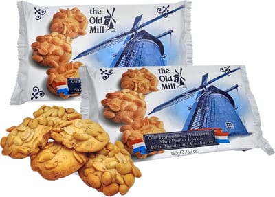 Pindakoekjes - 5 pakken - Souvenirverpakking - Typisch Hollands 150 gram