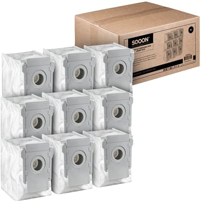 SQOON® Serviceset geschikt voor iRobot Clean Base - Gelijk aan model: 4626194 - Perfect voor automatische vuilafvoer van robotstofzuigers - 9 stuks