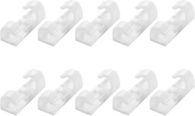 Knaak Kabel Clips - Zelfklevend - Kabelbinder - Wit - 20 Stuks