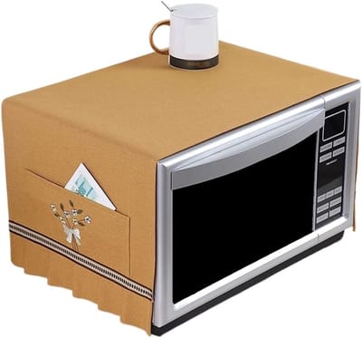 Magnetron Ovenhoes - Keuken Textiel - Keuken Decoratie - Met Zijvakken - 35x100cm - Grijs