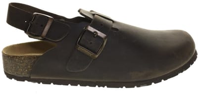 Donkerber Bruing Clogs Met Riem Bionatura maat 36