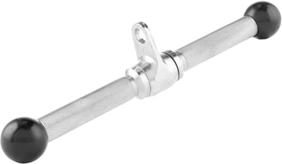 Tunturi Fitness Barbell - Fitness Bar - Fitness Stang - Recht - 35cm - Meedraaiend